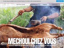 Tablet Screenshot of mechoui-chez-vous.fr